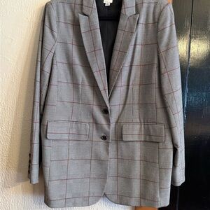 a new day Gray Plaid Blazer set w/ pants